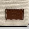 Pristine BALLY Clutch bag Leather pouch Ivory canvas Women Used