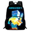 Minecraft Printed Backpack Children'S Elementary School Bag