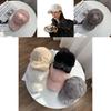 Luxurious Winter Thickened Faux Rabbit Fur Baseball Cap For Women Warm And Stylish
