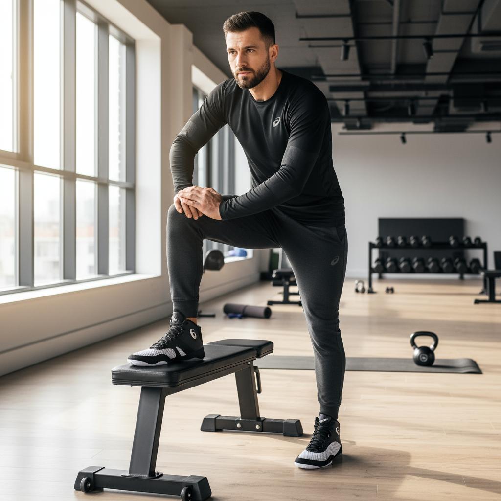 Asics Split Elite Alb Negru Adidași Bărbați 1081A066-100