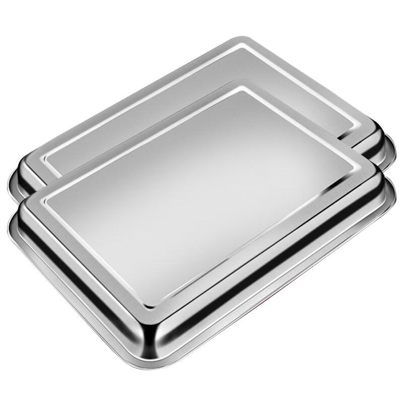 Stainless Steel Solid Rectangular Rice Steaming Tray