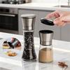 Μύλος Αλατιού & Πιπεριού Ανοξείδωτος Μύλος Γυάλινο Μπουκάλι Καρυκευμάτων Χειροκίνητο Μπουκάλι Άλεσης Ρυθμιζόμενο Άλεσμα Μπαχαρικών Εργαλείο Κουζίνας