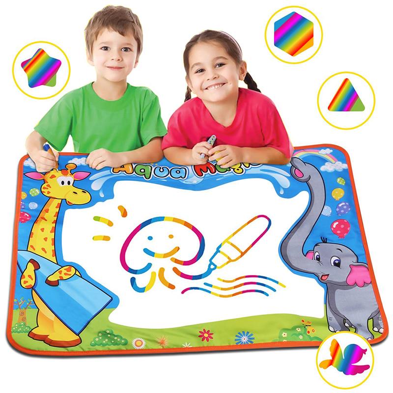 1PCS Magic Water Drawing Mat with 2PCS Magic Water Pens Doodle Mat Painting Toy Funny Drawing Toys 