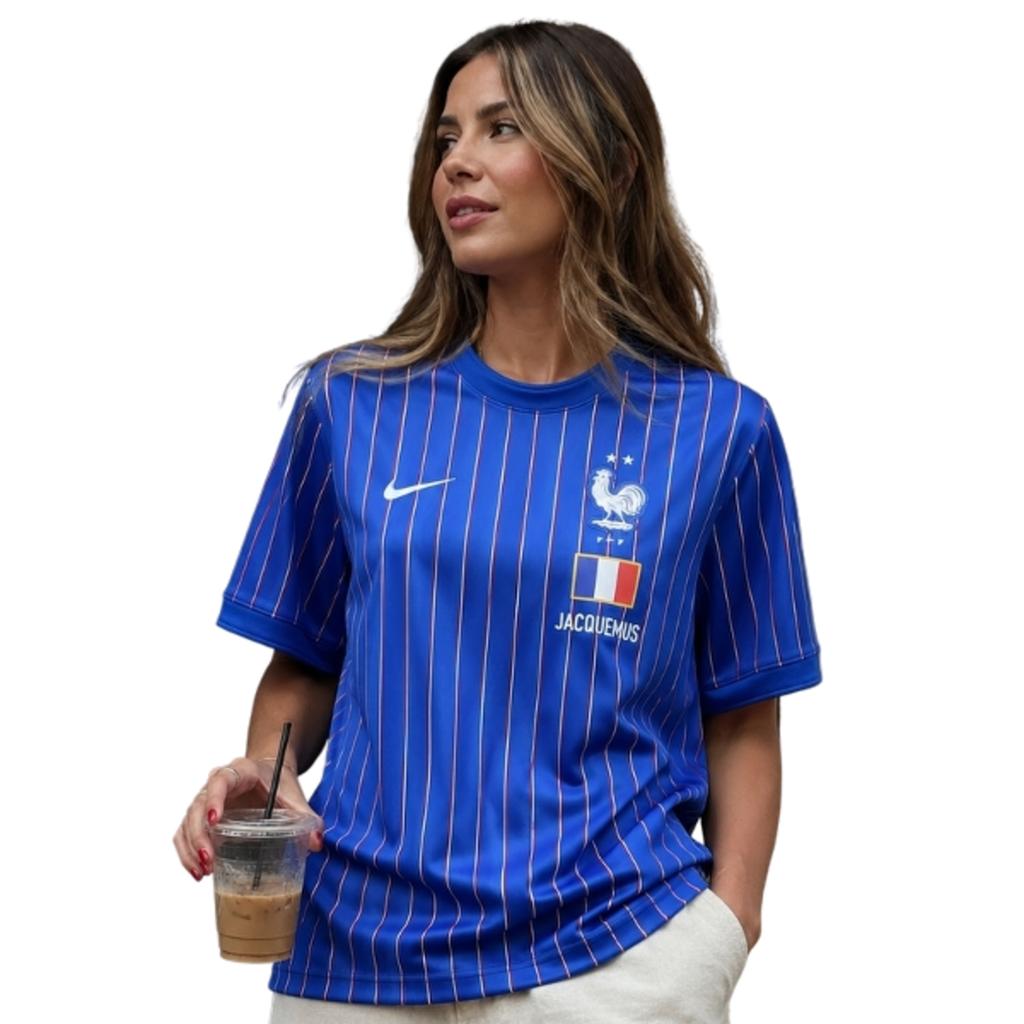 Nike X Jacquemus France Royal Blue Pre-match Jersey