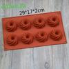 8cavity Flower Silicone Cupcake Oval Doughnut Mold MuffinChocolate Moulds for Baking Mini Dessert Kitchen DIY Cooking Tools Tray