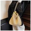 Straw Underarm Big Bag Women's New Summer Woven Shoulder Bag Travel Vacation Beach Bag  For Women, Single Shoulder Satchel, Summer Beach Tote Handbag