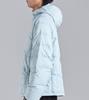 Button Seoul [Duck Down 90/10] Packable Lightweight Hooded Wrangler Padded Jacket (Sky Blue)