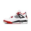 Air Jordan 4 Retro OG 'Fire Red' 2020 (Unisex) White / Black / Tech Grey / Fire Red Vintage Basketball Shoes DC7770 160