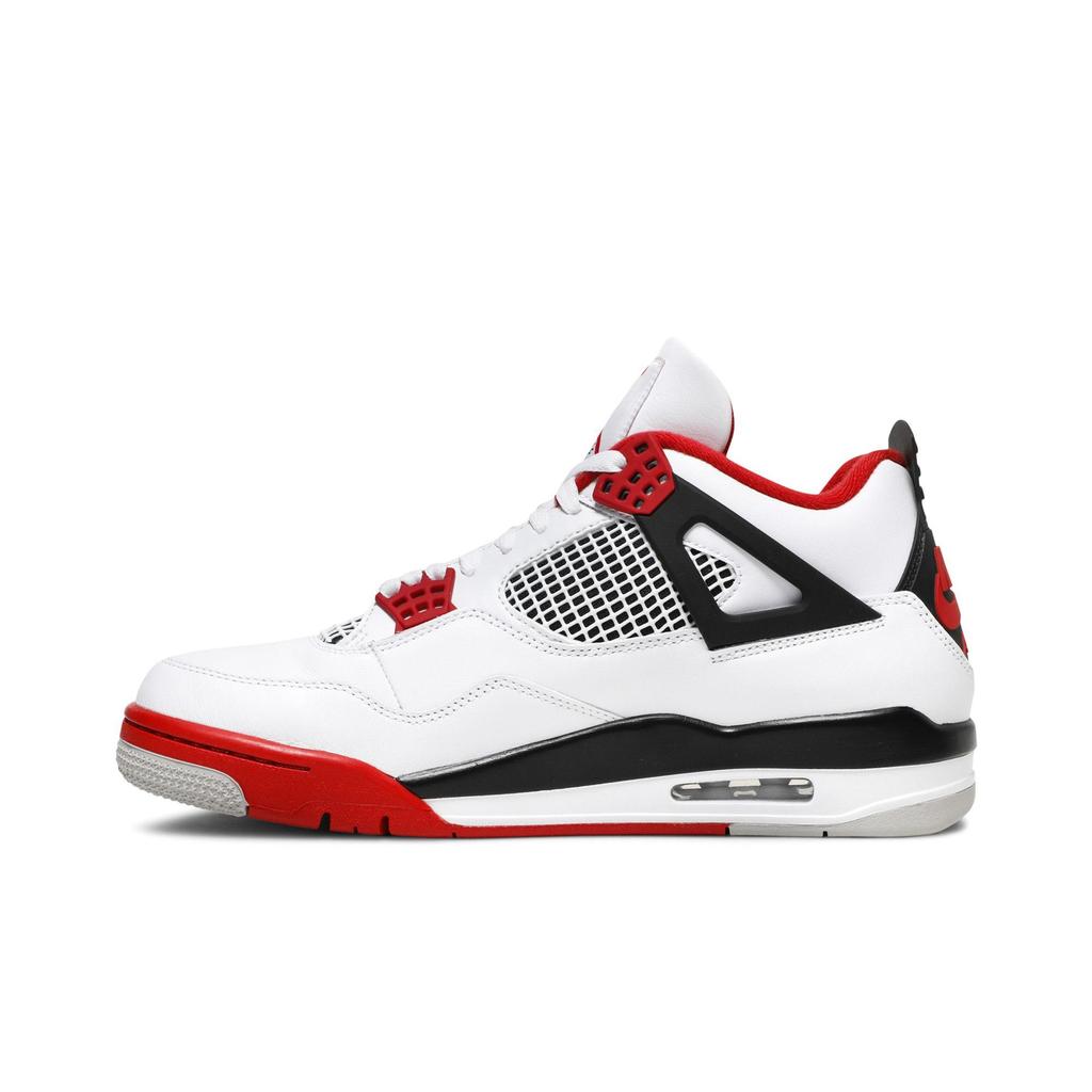 Air Jordan 4 Retro OG 'Fire Red' 2020 (Unisex) White / Black / Tech Grey / Fire Red Vintage Basketball Shoes DC7770 160