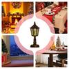 Christmas Lantern Snow Globe Retro Snow Globe Light Retro Christmas Lantern Ornament For Outdoors Window Table Windowsill Porch