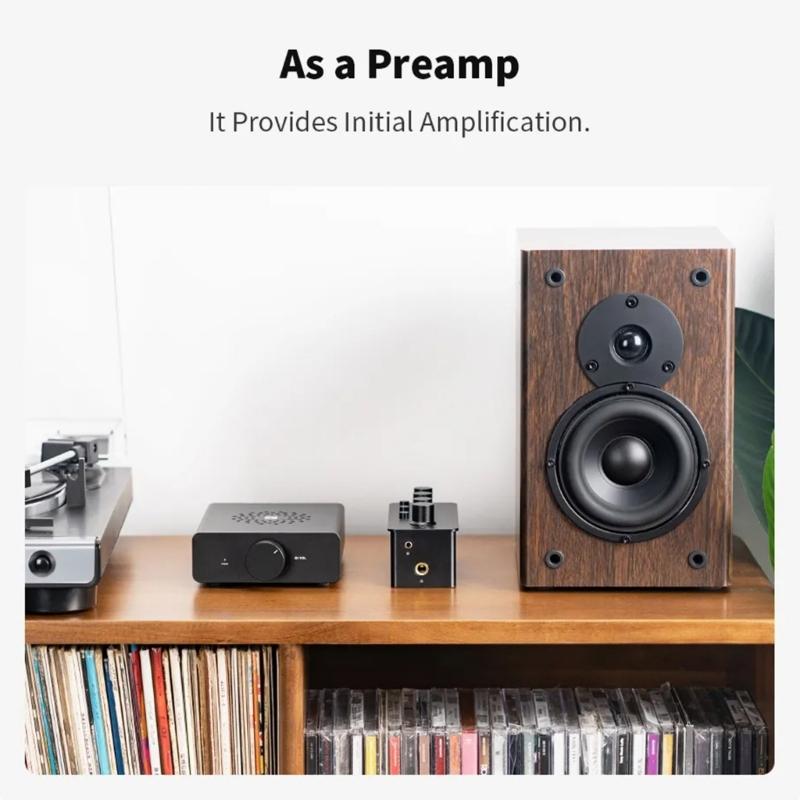 Tragbarer 2-in-1-Kopfhörerverstärker. Vielseitiger Kopfhörerverstärker. Kopfhörerverstärker aus Aluminiumlegierung. Steigern Sie Ihre Qualität