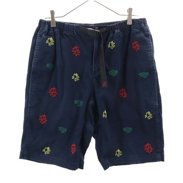 Gramicci Keith Herring Collaboration Whole Pattern Embroidery Outdoor Shorts Men's Used