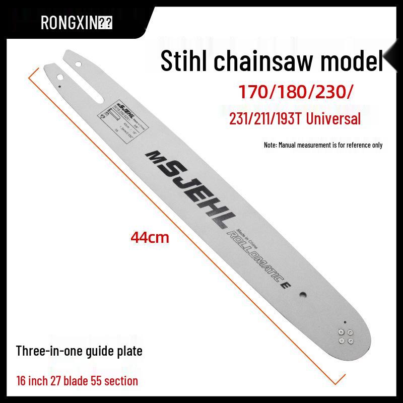 Stihl Chainsaw Guide Bar 3-in-1: Compatible with Models 381, 382, 461, 462, 250, 251, 170, 180.