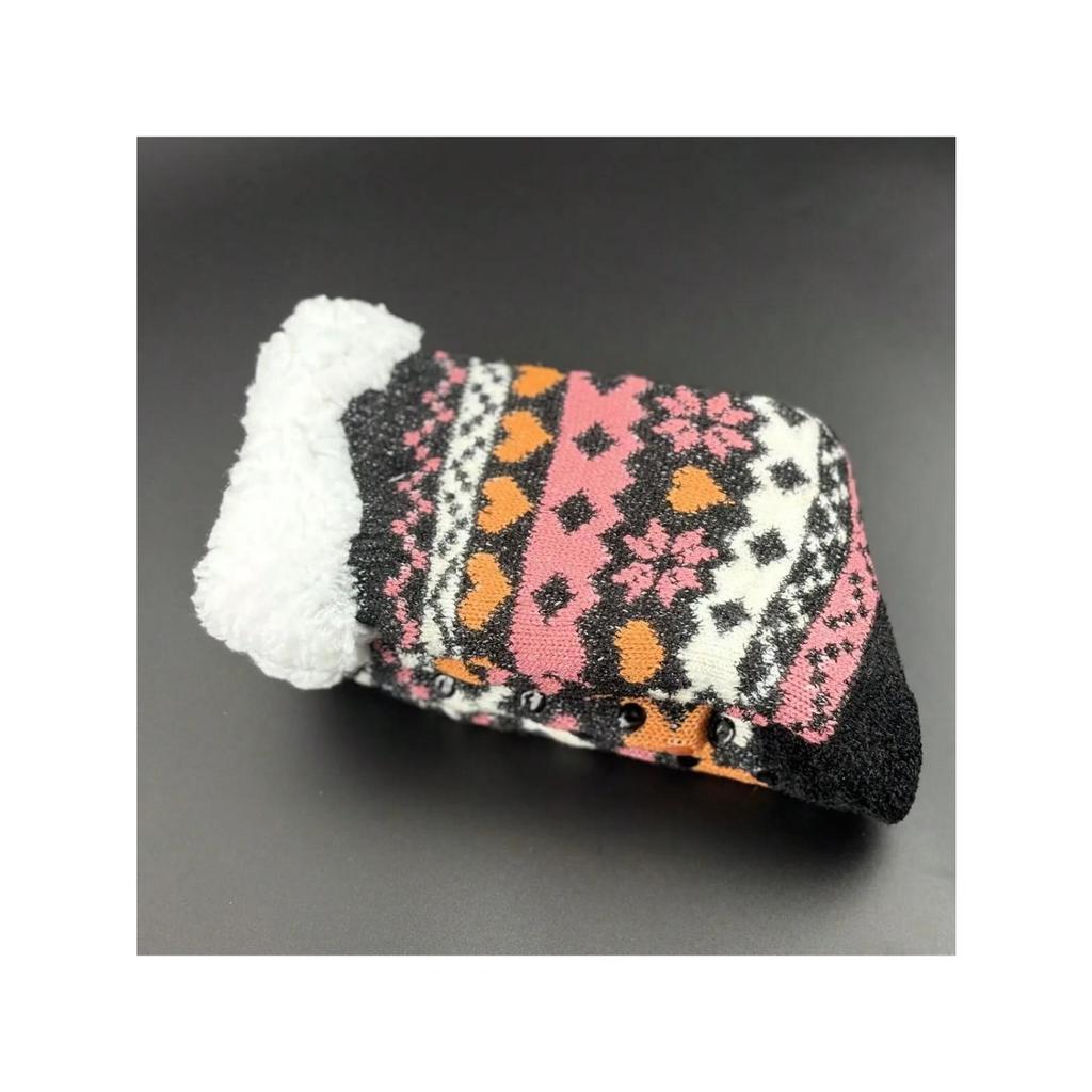 Fuzzy Sleeping Socks Women Winter Heart Funny Cute Kawaii Non Slip Cartoon Short Soft Comfy Female Floor Slippers Sock Designer