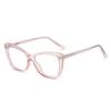 Fashion Cat Eye Women's Glasses Frames Retro Brand TR90 Anti Blue Light Eyeglasses for Ladies Optical  Prescription Eyewear