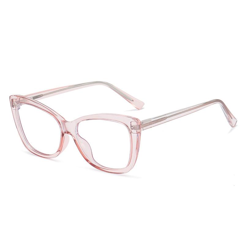 Fashion Cat Eye Women's Glasses Frames Retro Brand TR90 Anti Blue Light Eyeglasses for Ladies Optical Prescription Eyewear