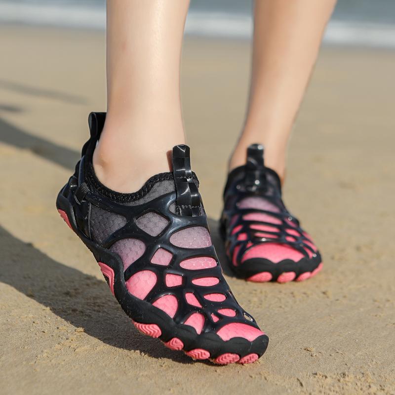 Unisex Water Shoes Quick Dry Aqua Sneakers Multi Function Outdoor Footwear Style 1725 Beach Walking Shoes Comfortable Daily Wear