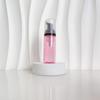 60ml Red Translucent Mousse Dispenser: Cosmetic Brush Foam Bottle for Face Wash and Travel Use