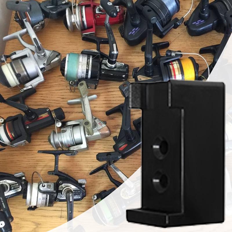 Fishing Reel Holder Wall Mount Fishing Reel Storage Storage Organizer Quick-Release Hanger For Garage Door Beach Shore Catfish