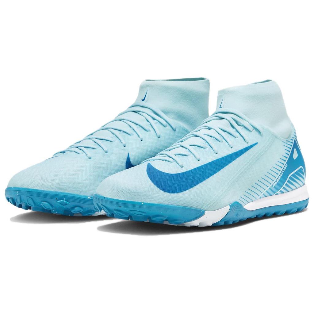 Nike Zoom Mercurial Superfly 10 Academy TF Men's Soccer Turf Shoes Glacier Blue Blue Orbit FQ8331-400