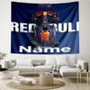 Custom Name Racing Print Tapestry, Backdrop, Easy Setup, Ideal for Bedroom, Office & Living Room, with Aesthetic Wall Hanging Decor.