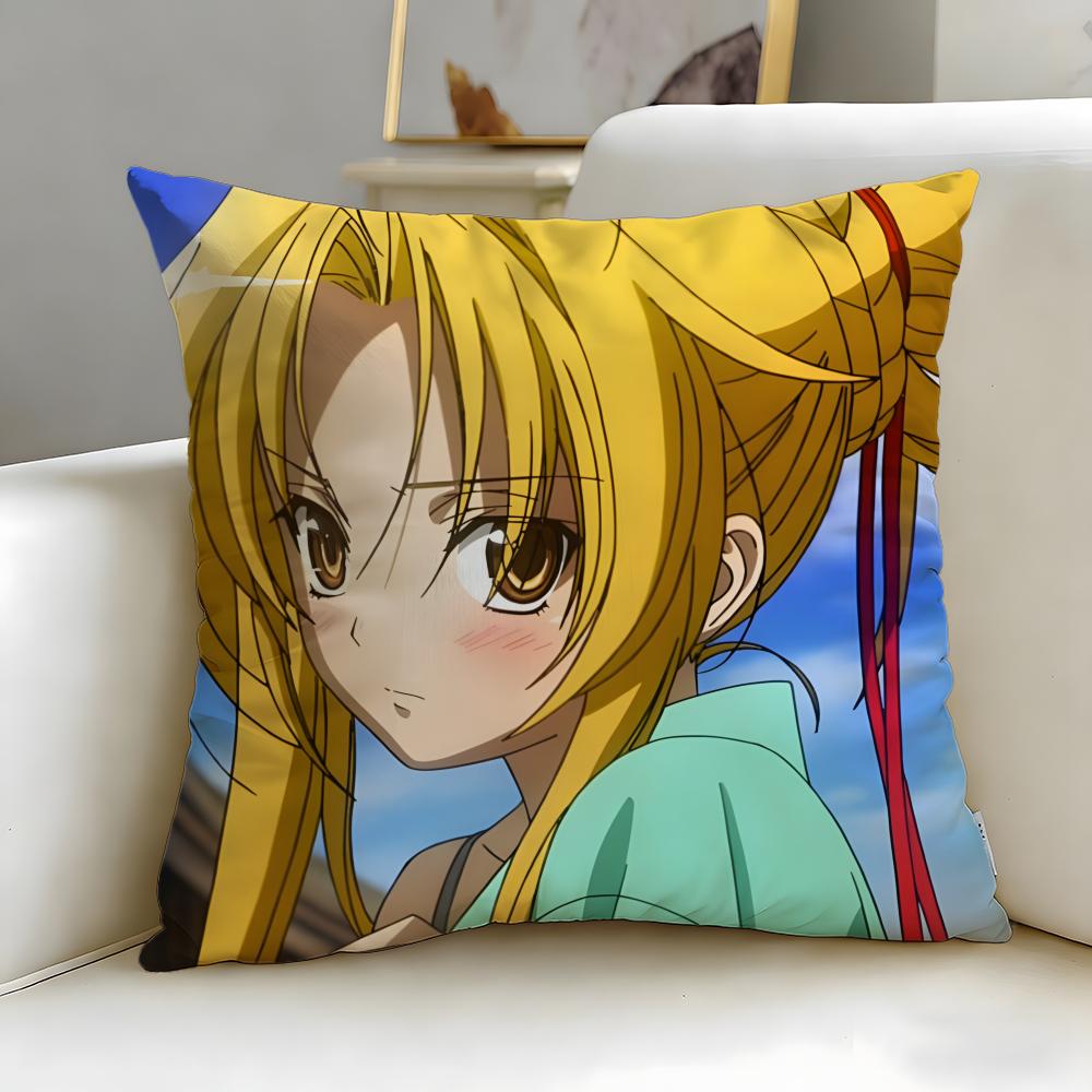 Anime The Ambition of Oda Nobuna Cushion Cover Soft  EasyWash Pillow Case  Versatile for Couch Bed Travel and Office