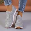 High Quality Ladies Shoes Plus Size Women's Vulcanize Shoes Fashion Sequins Outdoor Slip-Resistant Outdoor Casual Shoes