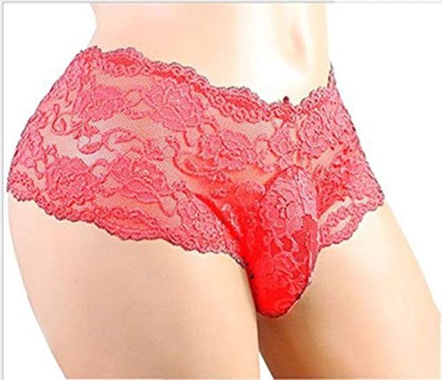 Sexy 3D Lace Stretch Pole Elephant Pole Low Pole Open Adults [Next Grants] Men's Shorts, Pants, Extension, Boxers, Men's Pants, Trunks, Briefs,