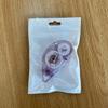 Primary School Students' English Version Transparent Double-Sided Dot Glue & Correction Tape, 8m, Children's Handmade Tape.