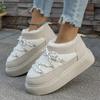 Women Snow Boots 2026 Winter Platform Vintage Warm Plush Chunky Cotton Shoes Fashion Non Slip Outdoor Winter Boots Botas Mujer