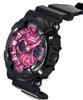 Casio G-Shock Analog-Digital-Harzarmband Burgunder Zifferblatt Quarz GMA-S120RB-1A 200M Damenuhr