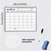 Refrigerator Magnet Monthly Planner With Dry Erase Surface And Reusable Design Perfect For Home Kitchen Schedule Organization