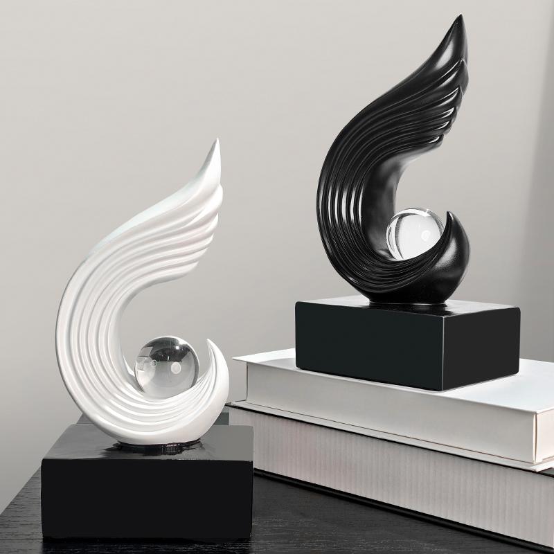 Creative Crystal Resin Ornaments Wine Cabinet Decorations Living Room Home TV Cabinet Luxury Home Decoration Accessories
