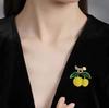 1Pc Cute Durian Brooch for Men Women Exquisite Durian Fruit Pins Trendy Accessories Party Summer Holiday Gift
