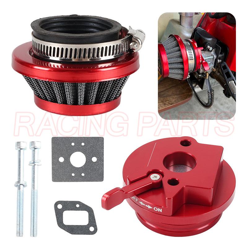 

Upgrade Carburetor Air Filter Adapter Compatible with 2 Stroke 43cc 47cc 49cc Gas Scooter ATV Quad Pocket Bike красный