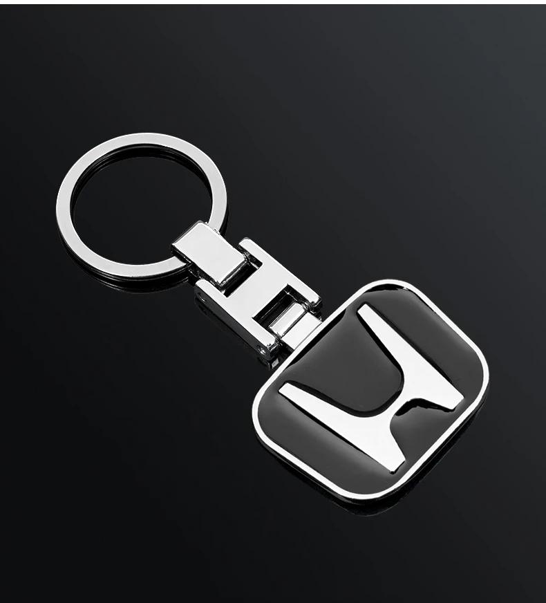 Car Emblem Keychain styling Key Ring Accessories For Honda Civic Fit Jazz Accord Pilot CRV Odyssey Passport City Shuttle HRV Vez CB0