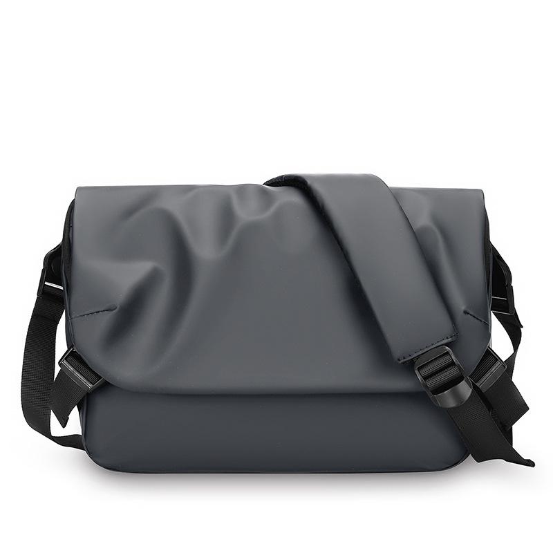 

TS JYL laptop bag,New Leather Crossbody Bag Men Waterproof Fashion Messenger Student Bag OneSize серый