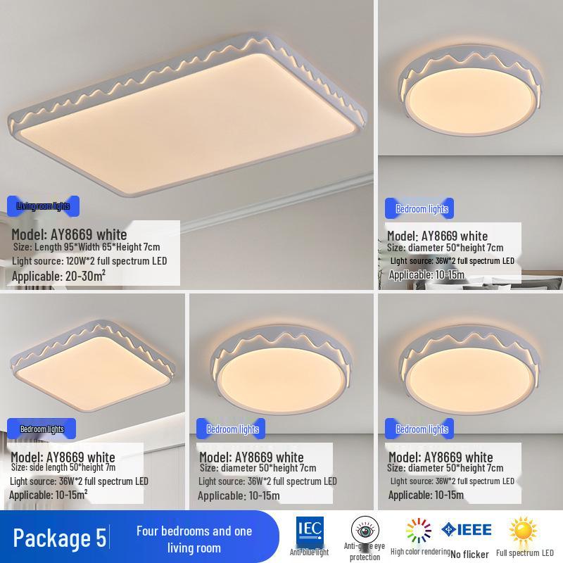2025 Modern Minimalist Ceiling Light - Cream Style Living Room Main Light