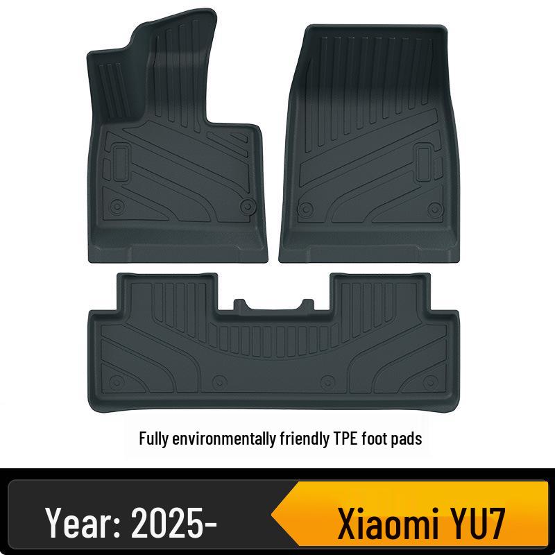 TPE Floor Mats for Xiaomi YU7 - Eco-friendly, Odorless, Color-Matching Interior.
