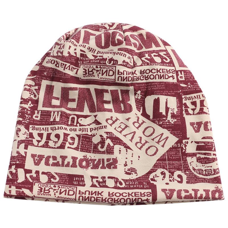 Street Hats for Women In Autumn and Winter New Style Knitted Hats Lazy Headscarfs for Head Hats Couples Without Makeup Piles of Hats Men's Trend