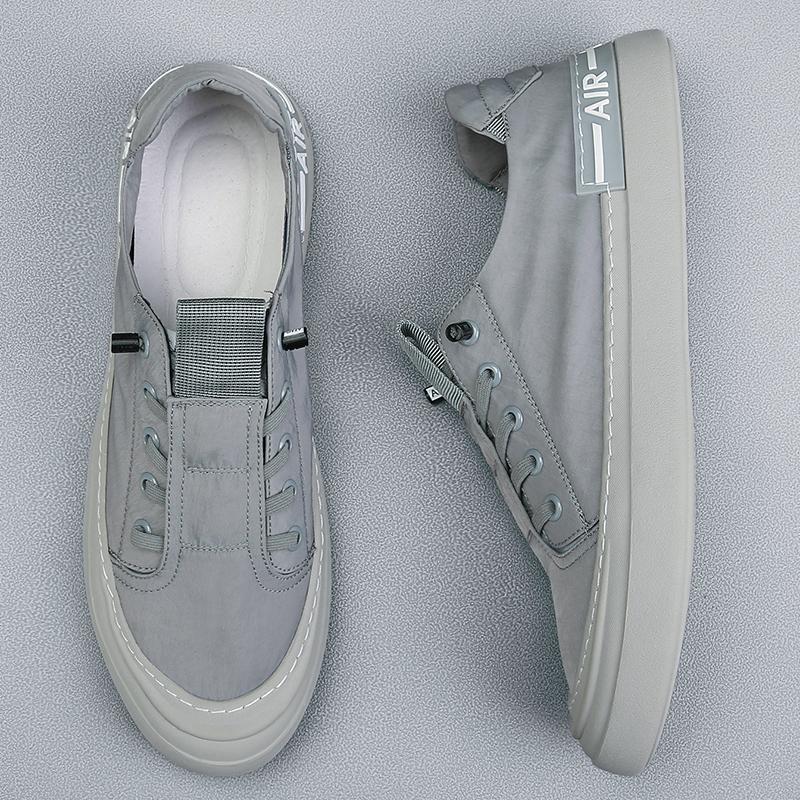 Модные летние мужские кроссовки из легкой шелковой ткани Ice — фото 5