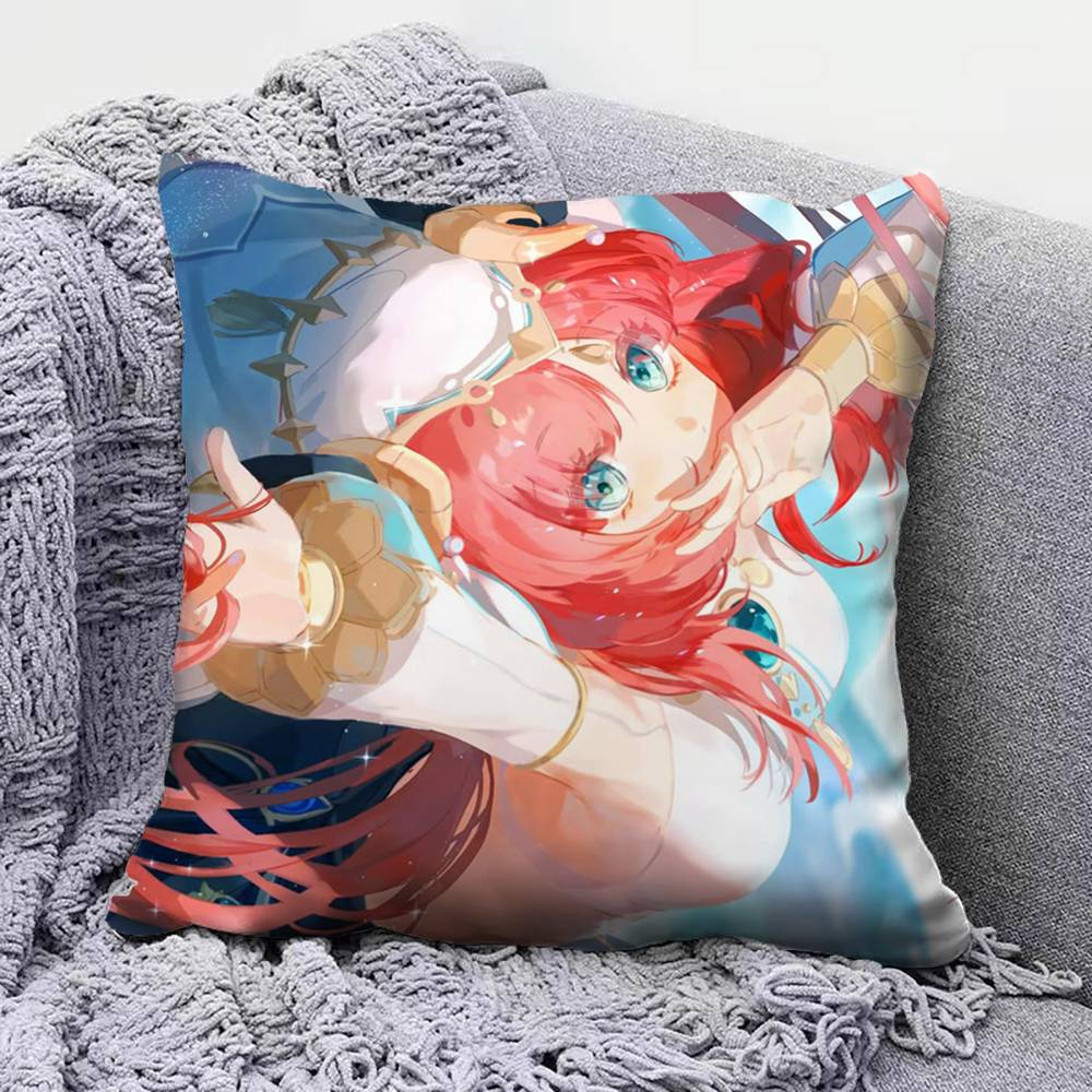 Citlali Klee Nilou Columbina Genshin Impact Pillow Covers, Home Sofa Cushion Covers And Aecorative Custom