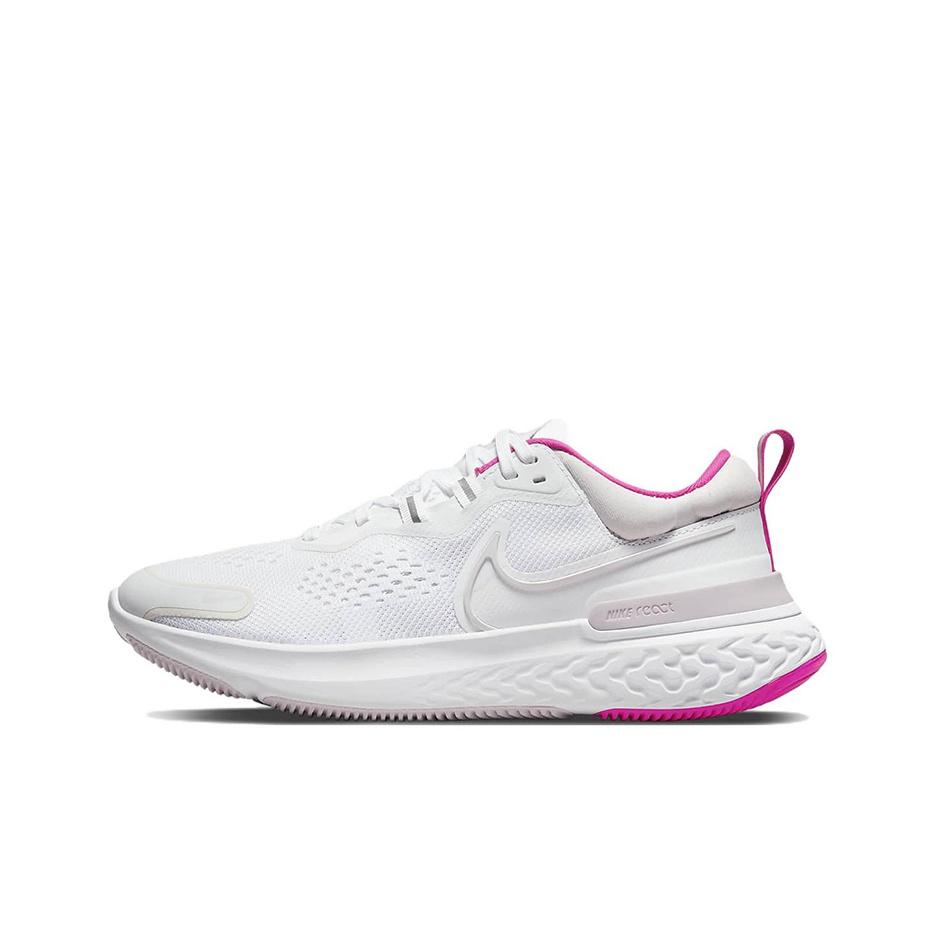 Nike React Miler 2 Dämpfungsschaum Stoff Stoßdämpfung Rutschfest Abriebfest Leicht Low-Top Marathon Laufschuhe Damen Sneaker CW7136-102
