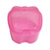 Durable Plastic Denture Case With Removable Drain Tray Multiple Color Options For Daily Oral Care Travel