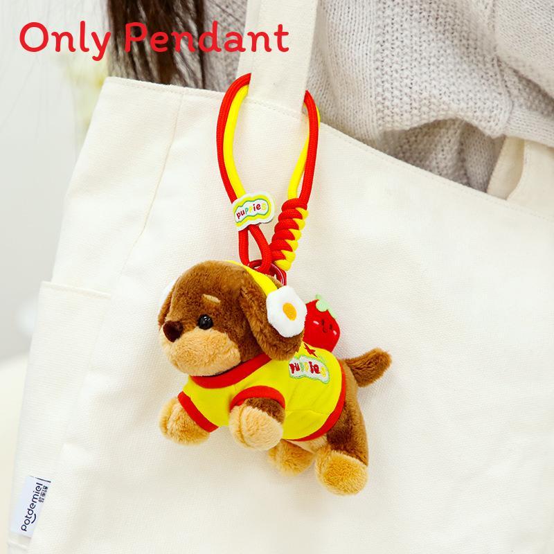 

Dachshund Plush Keychain Soft Toy Bag Charm For Animal Lovers