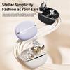 Sports Bluetooth 5.4 Headphones Wireless Ear-clip Earbuds Intelligent Noise Cancellation Earphones Butterfly Diamond Buckle Decor