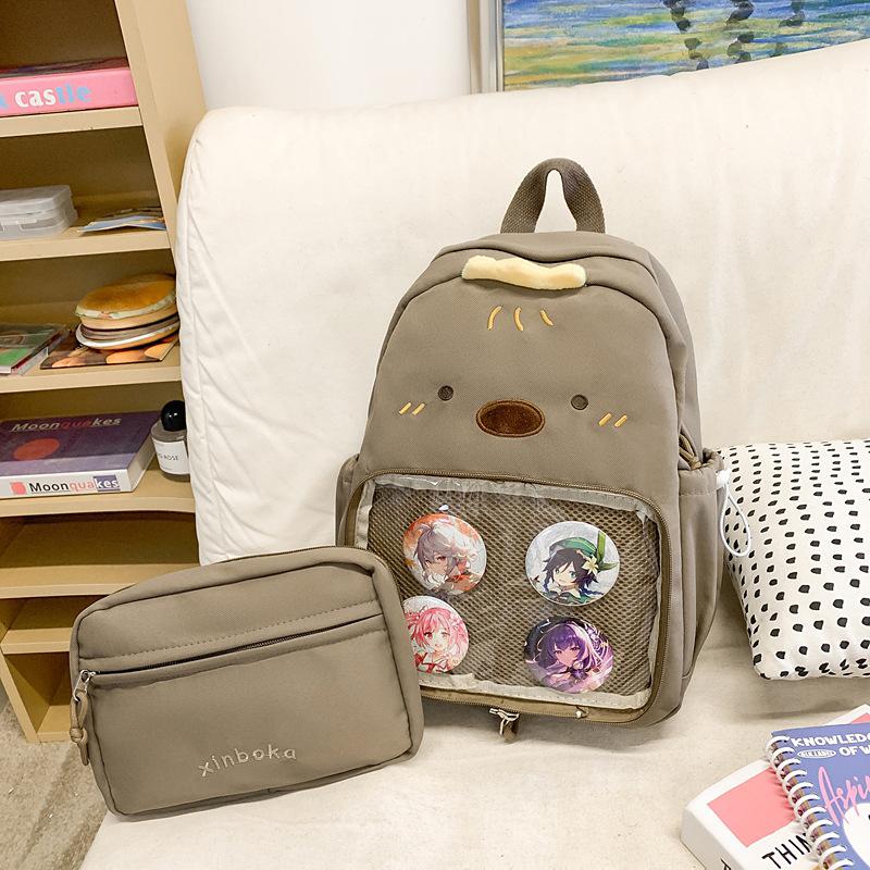 

Новый Милый Рюкзак Большой Вместимости для Учеников Средней Школы, Классный Рюкзак для Поездок на Учебу, Женская Мода