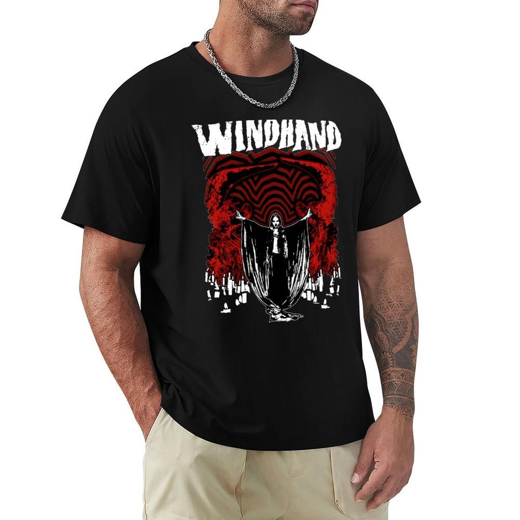 Windhanddommetalstonerrock Tshirt Work Casual Loose Fit Tshirt