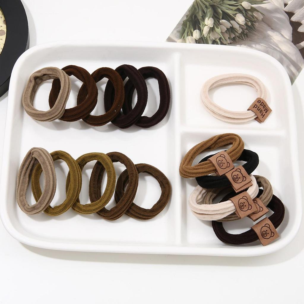 5Pcs Elasticity Durability Headband Hair Ring Head Rope Fashion Headwear For Girl Rubber Band Hair Accessories