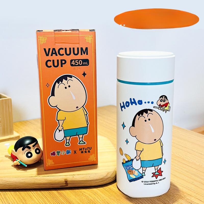 Stainless Steel Thermos Cup High Appearance Level Large Capacity Cartoon Figure Straight Drink Cup